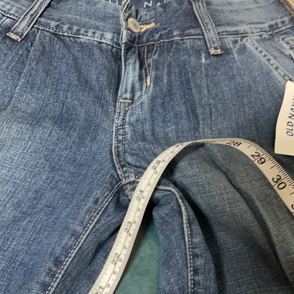 *RARE* VINTAGE NWT OLD NAVY SIZE 2 PLEATED CUFFED DENIM JEANS - Picture 9 of 9